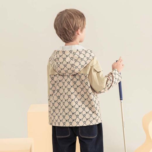 mettekids男童连帽外套2023秋季新款休闲上衣帅气童装儿童夹克 商品图3
