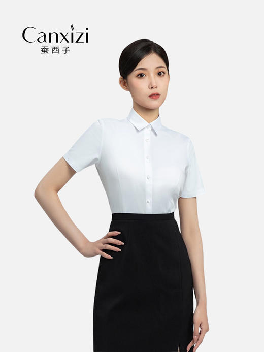 女士公务白衬衫 商品图8