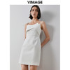 VIMAGE纬漫纪秋季新款优雅吊带连衣裙V2077608 商品缩略图2
