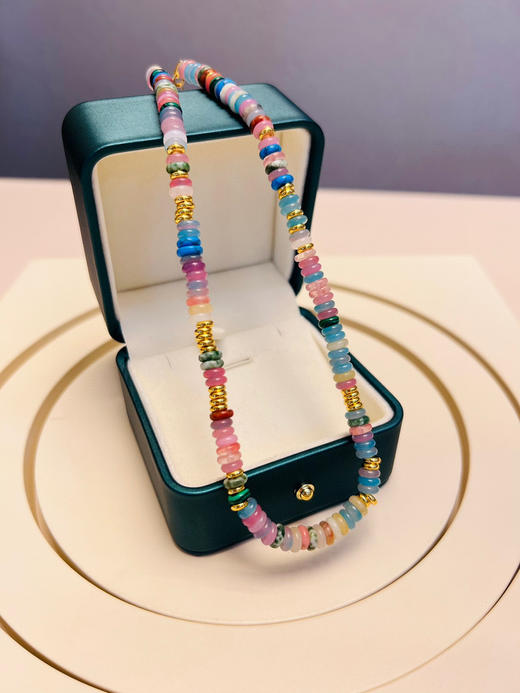 711-6 彩色天然石项链199，手链169 商品图3