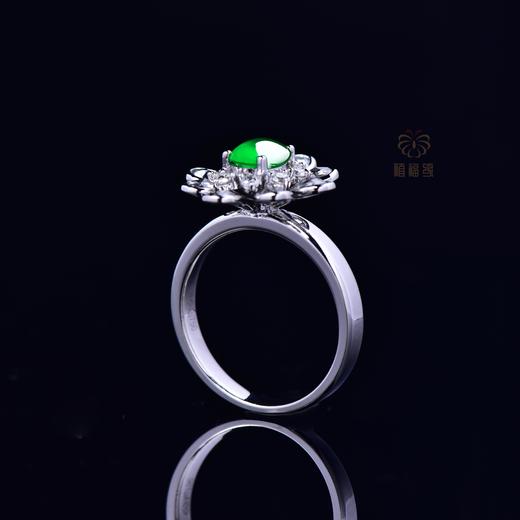 【绽放】满绿翡翠戒指   JZ12305011 商品图1