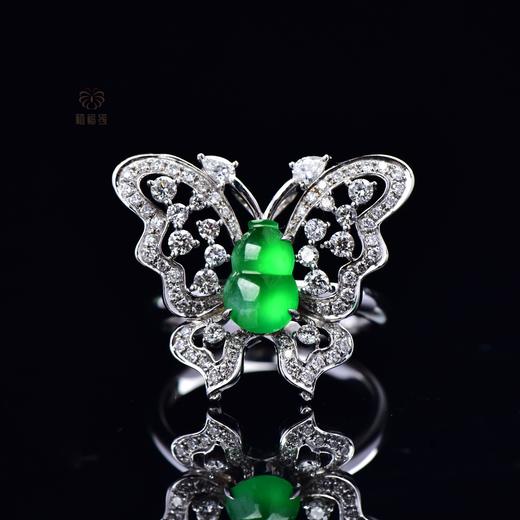 【福上添福】满绿镶钻戒坠两用    JZ2307070 商品图2