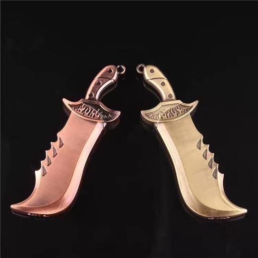 抖音同款全金属奇特充气防风个性打火机创意倚天剑屠龙刀模型火机 商品图7