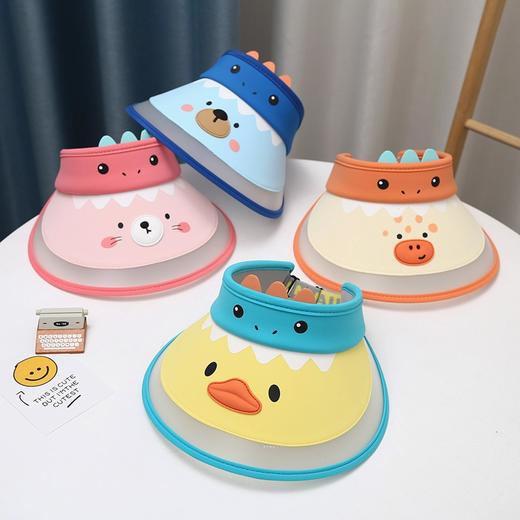 【儿童防晒遮阳帽春夏季空顶帽】男童女童卡通大帽檐宝宝帽子防紫外线，透气舒适；大帽檐，有效防紫外线；可爱卡通造型，男女童皆宜；保护宝宝娇嫩肌肤，让他们健康成长！ 商品图0