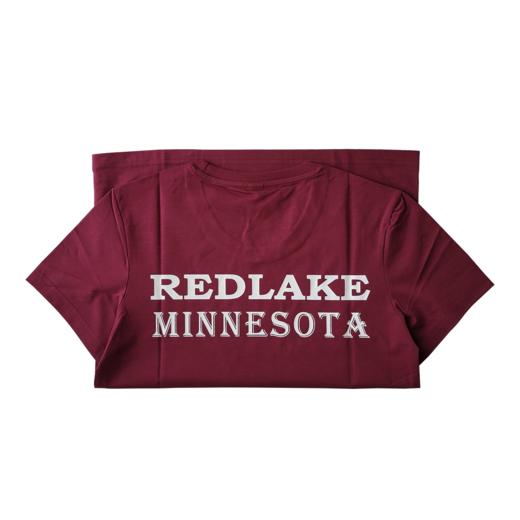 REDLAKE金色池塘T恤衫枣红色（男女同款） 商品图1