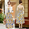 夏装新款，时尚印花连衣裙套装HR-MY2352-1 商品缩略图1