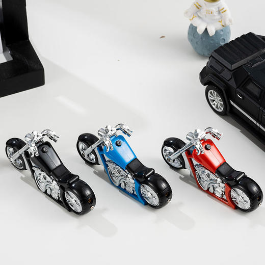 摩托车打火机气体打火机摩托车防风打火机带照明灯打火机礼品 商品图5