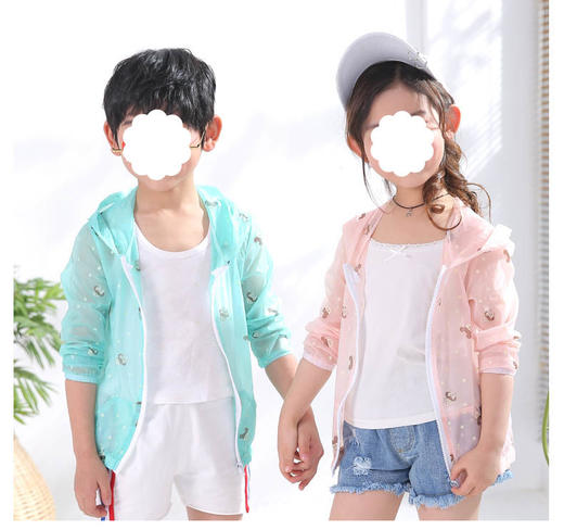 裁缝学苑 TW14儿童防晒服空调衫1:1实物服装纸样剪裁图纸牛皮纸样 商品图2