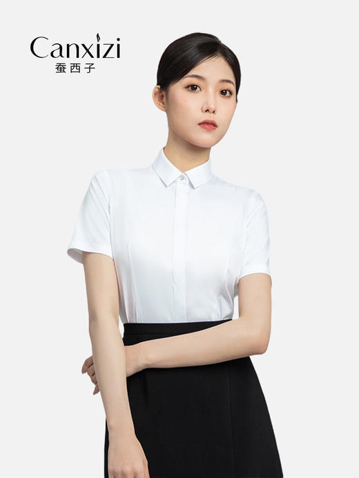 女士公务白衬衫 商品图3