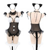 霏慕可爱猫咪开裆连体衣套装情趣内衣制服批发情趣装激情衣服7468 商品缩略图4