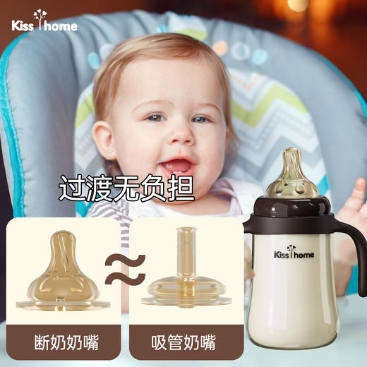 奶瓶新生婴儿防胀气耐摔大宝宝戒奶断奶神器宽口径0-3防呛大容量 商品图1