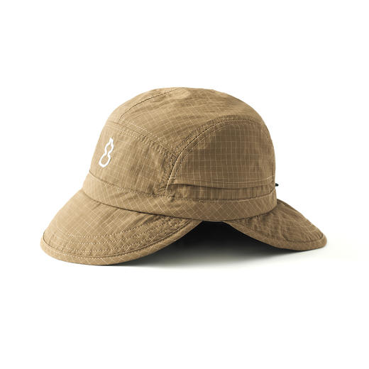 吃茶去chichaqu 山系格纹尼龙双檐洛克帽 商品图4