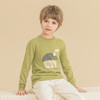 mettekids儿童羊绒衫2023秋季新款抹茶绿针织衫男童女童卡通毛衣 商品缩略图1