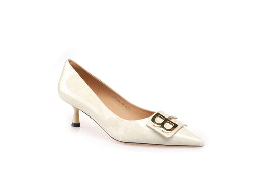 豪麟名鞋奥莱迪嘉女鞋皮鞋牛移膜革DJYYO32WP204白色  原价1960元 商品图0