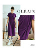 OLrain欧芮儿法式紫色连衣裙女夏季2023年新款收腰气质减龄A字裙 商品缩略图3