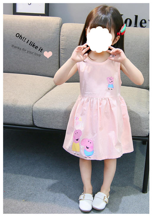 裁缝学苑 TW17女童连衣裙公主裙1:1实物服装纸样剪裁图纸牛皮纸样 商品图2