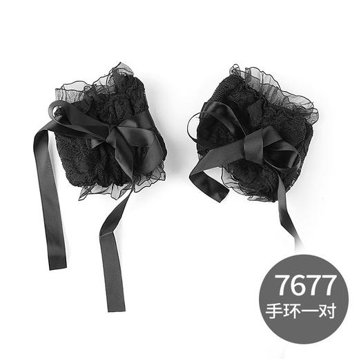 【霏慕】情趣内衣配件赠品手环套装蕾丝手套成人用品7677/7678/7616 商品图3