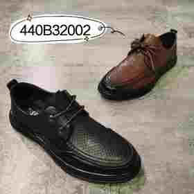 新品男士真皮休闲洞眼凉鞋440B32002