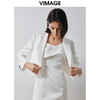 VIMAGE纬漫纪秋季新款时尚通勤干练翻领西装短外套女V2003605 商品缩略图3