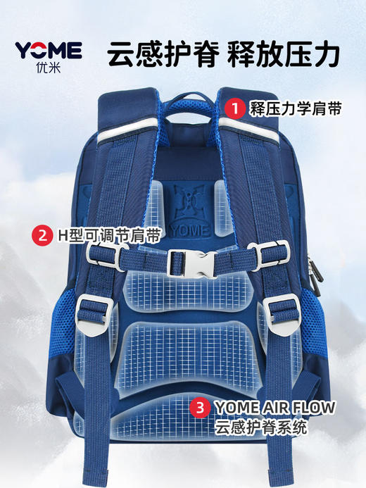 YOME奇幻星球小学生书包Y23-7045 商品图2