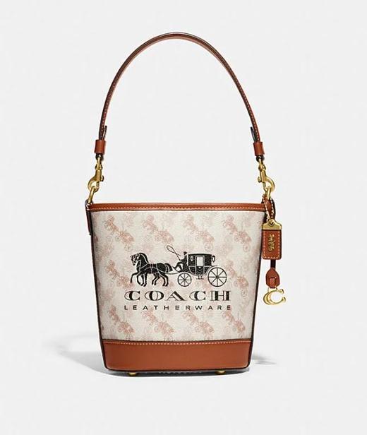 【精品】COACH 马车图案印花DAKOTA 16号水桶包 商品图0