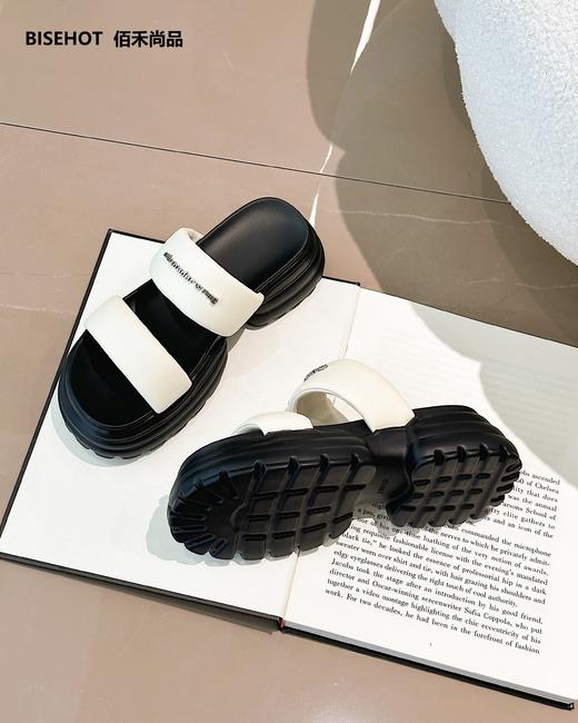 新品韩版厚底百搭舒适凉拖鞋997B32595 商品图1