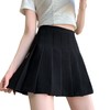 长短款高腰设计，展现优美曲线；西装面料校园风，彰显个人气质；百褶裙半身裙，优雅不失活力；夏季女裙子，时尚百搭必备；黑灰色短裙，简约精致，凸显品位。 商品缩略图5
