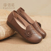 信诺真皮舒适女鞋2023新款秋季软底妈妈鞋子单鞋拇外翻中老年皮鞋23Q5992-20 商品缩略图0