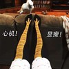 鸡脚袜抖音赵露思杨迪同款搞笑个性瘦腿个性搞笑怪鸡爪袜长筒袜子 商品缩略图1