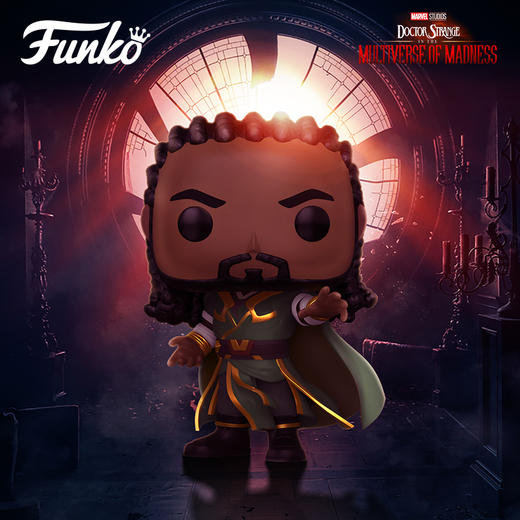 Funko POP! DOCTOR STRANGE《奇异博士2：疯狂多元宇宙》MASTER MORDO卡尔·莫多公仔手办摆件 60921 商品图1