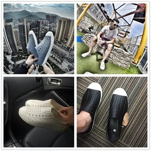 Eason同款 超轻EVA涉水镂空凉鞋男士时尚洞洞鞋 商品图3