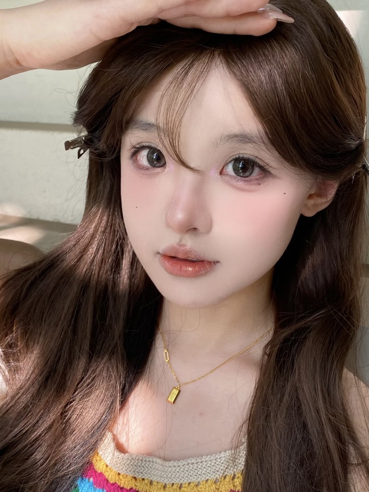 LILIAN美瞳 年抛隐形眼镜 珞咖 14.5mm 1副/2片 左右度数可不同-VVCON美瞳商城11