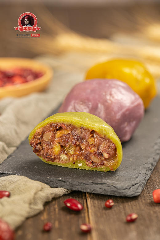 【非遗传承·粘豆包】彩虹色/经典粘豆包，低脂粗粮，每一口都是浓郁香甜〜 商品图6