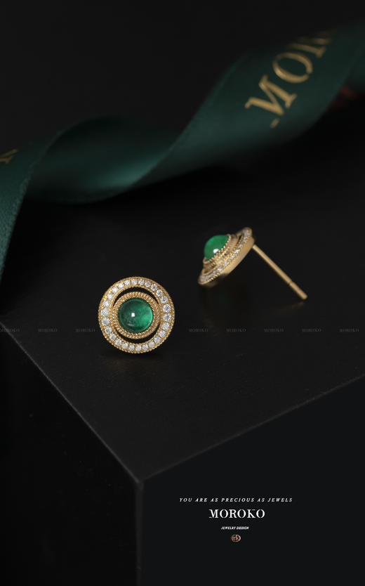 清漪溪月耳钉 商品图1