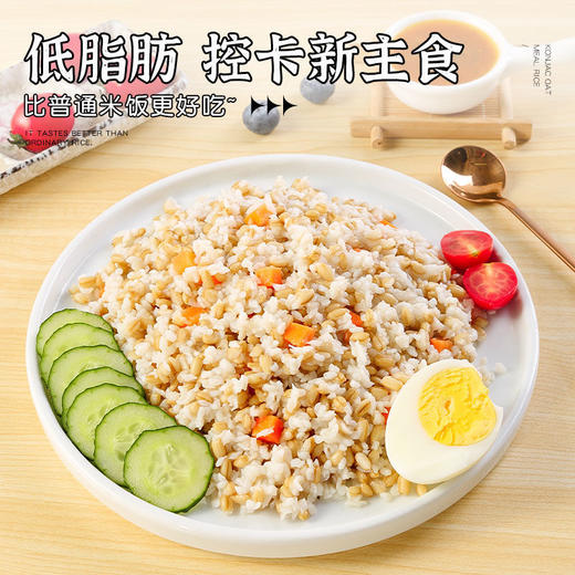 魔芋燕麦饭糙米饭轻食谷物免煮早代餐卡速食米饭杂粮饭低脂主食 商品图2