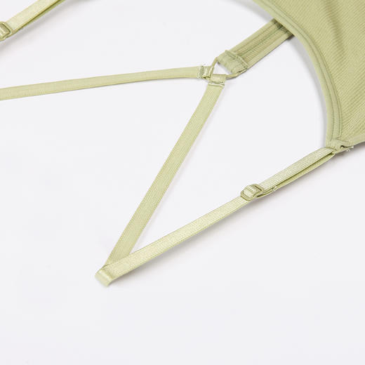 都市丽人时尚美搭无缝面料短抹胸无钢圈无排扣无尺码女士背心LV3AB1 商品图6