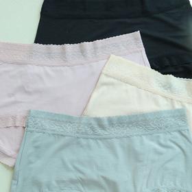 至柔至轻蕾丝边无感中腰女士内裤 日本客供60支莫代尔面料 没有一点儿硬邦邦