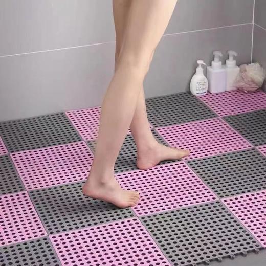 浴室防滑垫拼接脚垫家用卫生间厕所淋浴房洗澡间地垫防水隔水垫子 商品图3