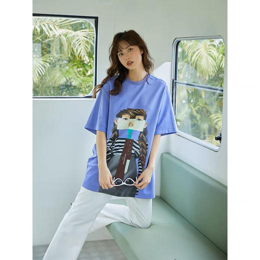 印花长T恤 商品图2