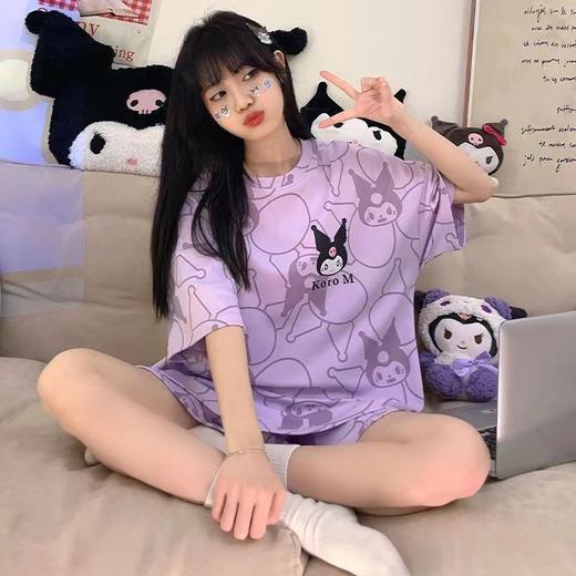 [ 59.9/2套    2023年新款睡衣女夏季仿棉短袖两件套]   装夏天女款草莓家居服可外穿 商品图9