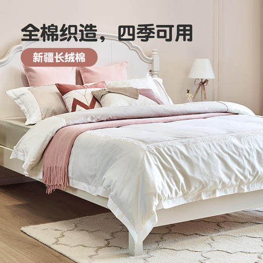 喜梦宝床品套件8件套60支长绒棉洛丽塔系列 商品图1