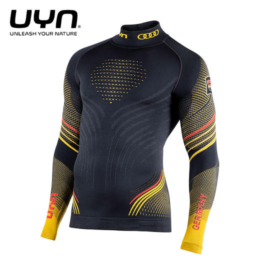 UYN国系列2.0高领长袖衫户外运动内衣男款速干排汗长袖长裤保暖跑步滑雪套装 商品图7