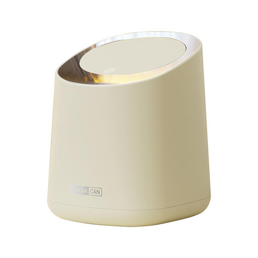 【桌面按压式高颜值垃圾桶】客厅轻奢杂物桶车载家用办公桌餐厅收纳筒垃圾篓 一键按压开盖 垃圾袋不外露 商品图3