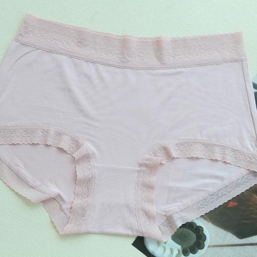 至柔至轻蕾丝边无感中腰女士内裤 日本客供60支莫代尔面料 没有一点儿硬邦邦 商品图1