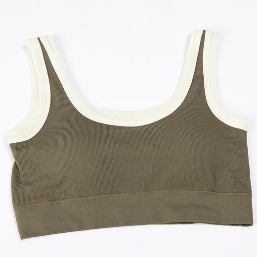 都市丽人时尚美搭无缝面料短抹胸无钢圈无排扣无尺码女士背心LV31B1 商品图4