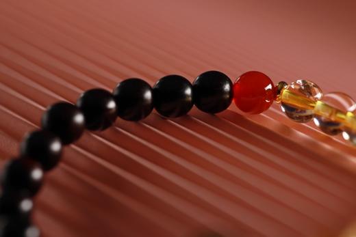 XYZT0534°紫檀水晶手链手串 商品图5