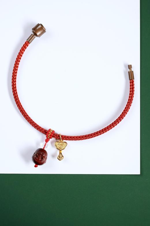 XYZT0496°禅意笑佛红绳手链 商品图4