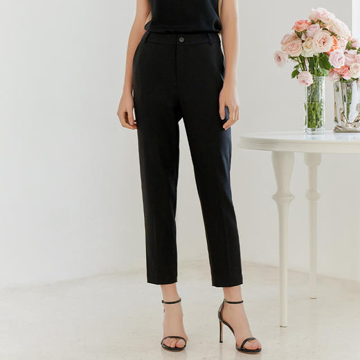 【小直筒休闲裤】23年夏季新品女士裤子时尚通勤休闲裤子 商品图1