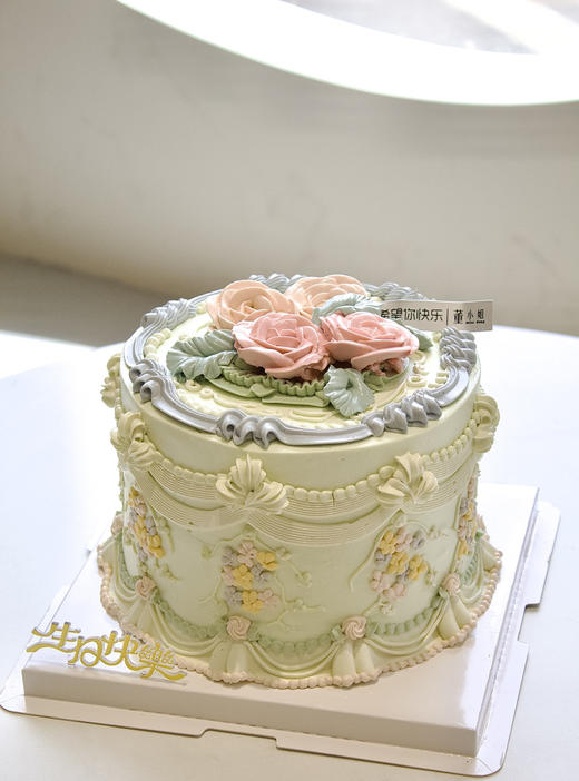 六寸加高复古裱花 商品图1