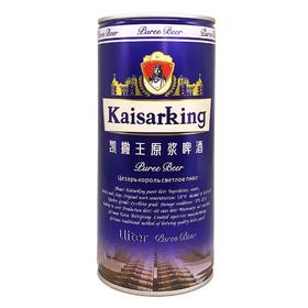 1L凯撒王原浆啤酒
